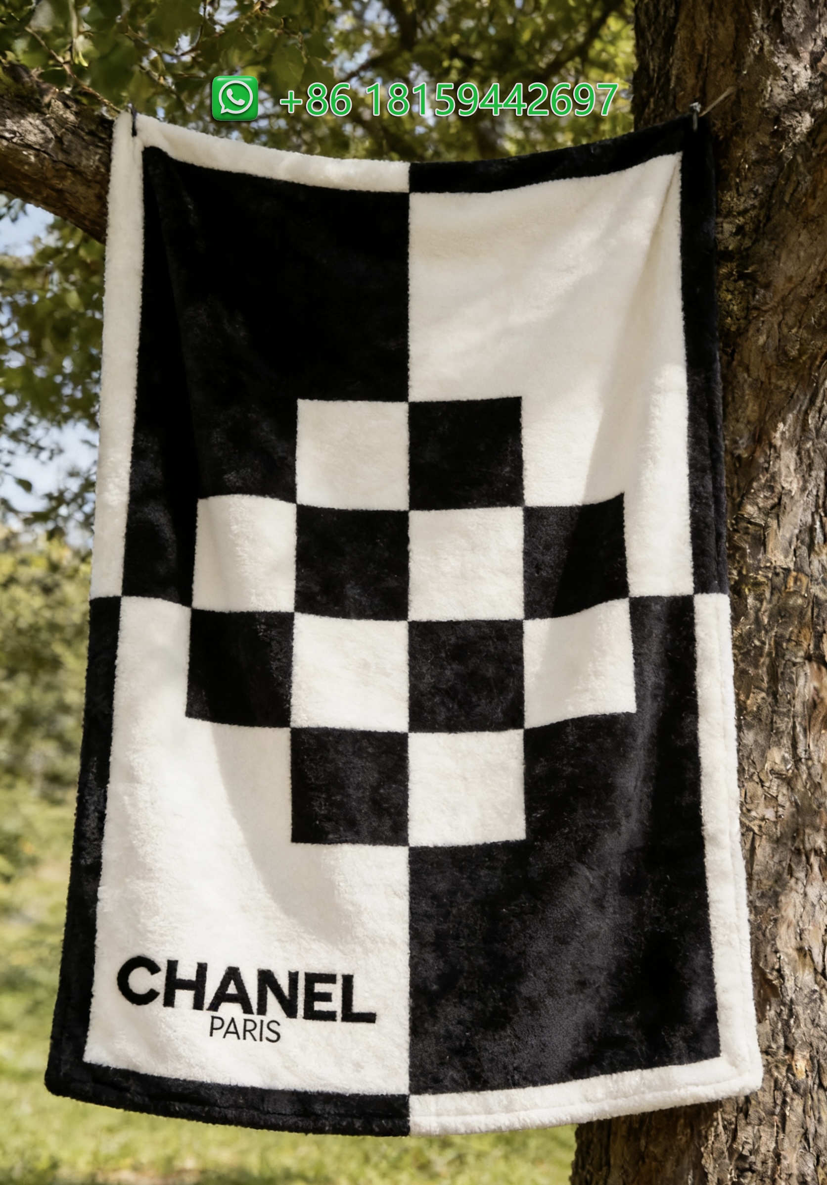 Chanel Throw Blankets